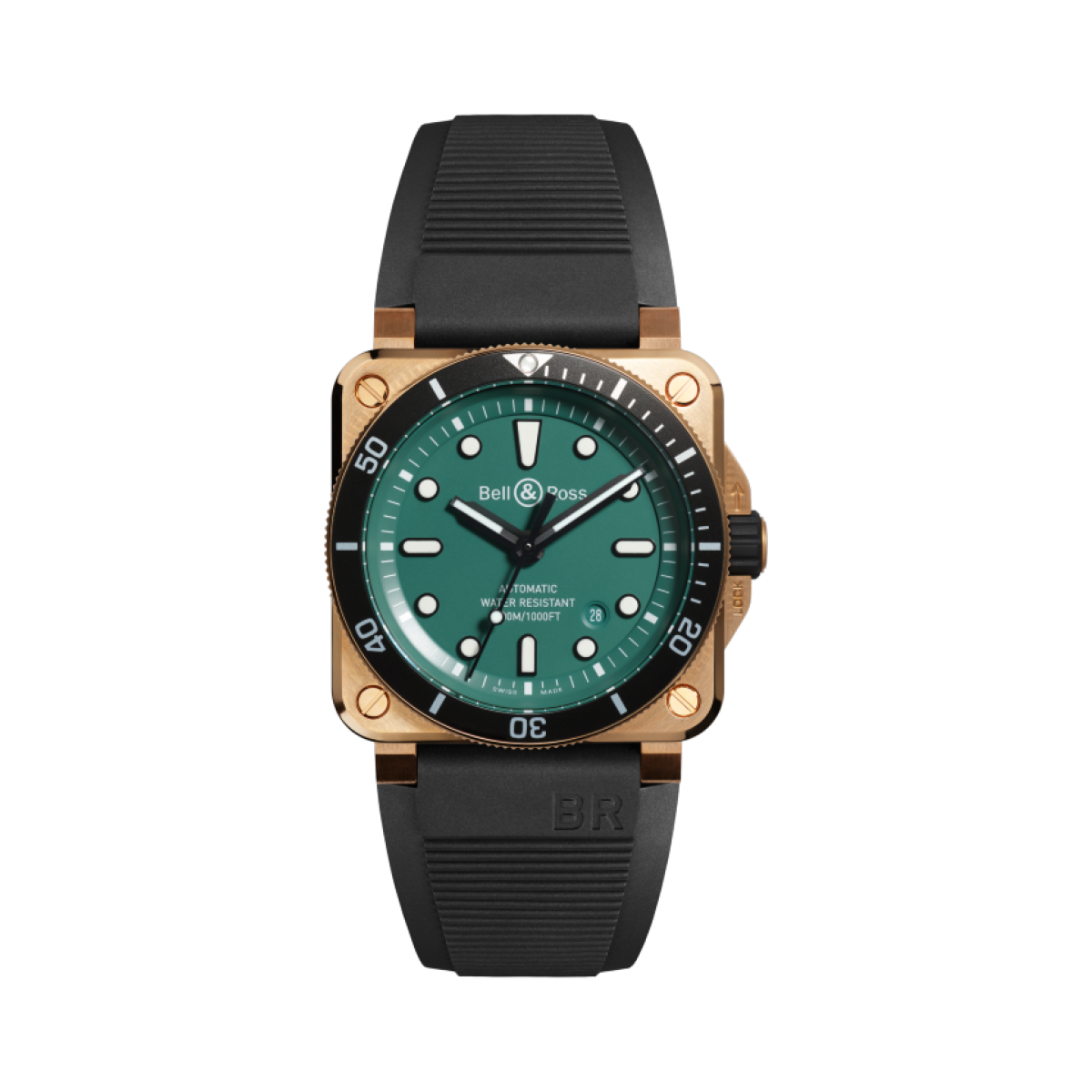 Bell & Ross BR03-92 Diver Black & Green Bronze