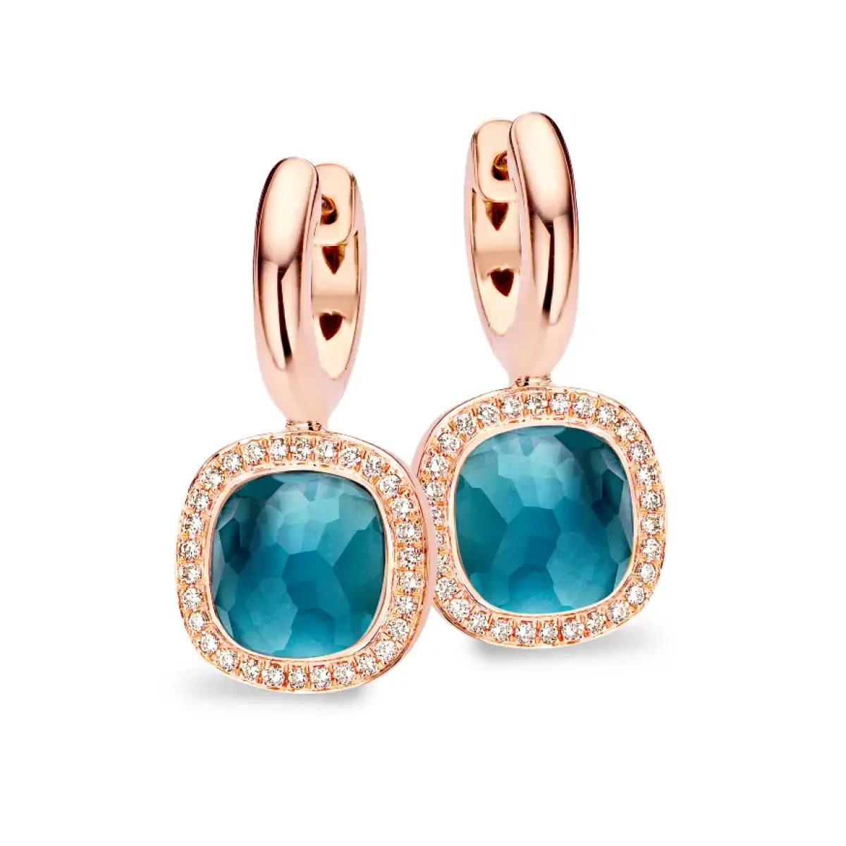 te9217lbtp Tirisi Jewelry Milano Due Oorhangers