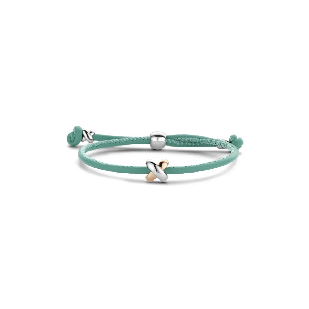 tm2130aq-2p Tirisi Moda Copacabana Kusje Armband