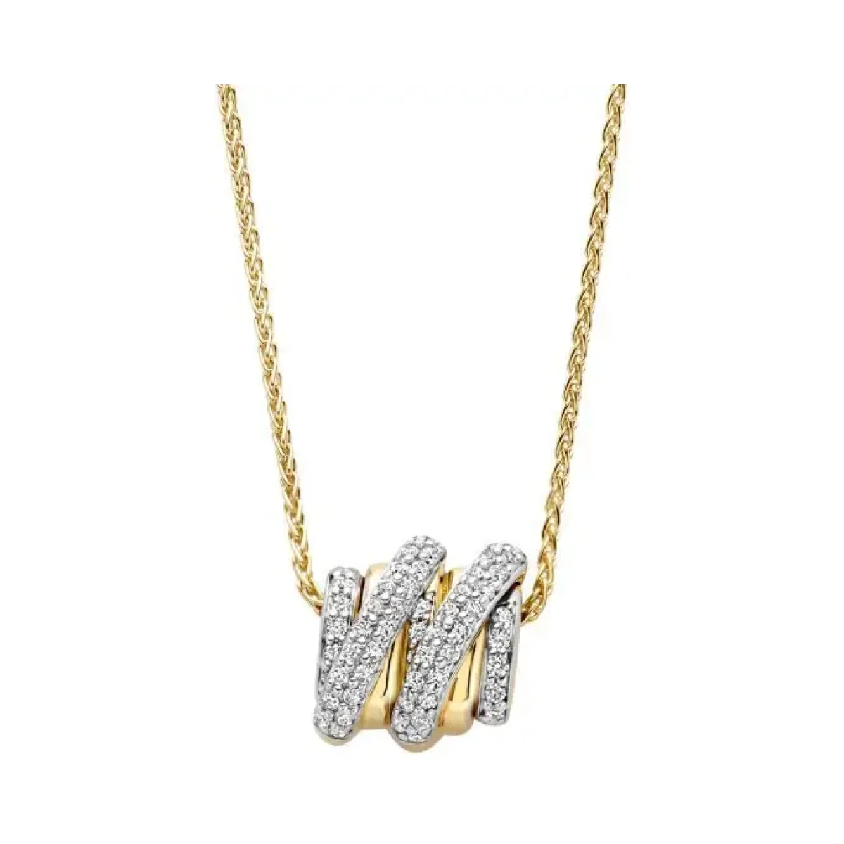tn2163d-2t Tirisi Jewelry Amsterdam Due Collier