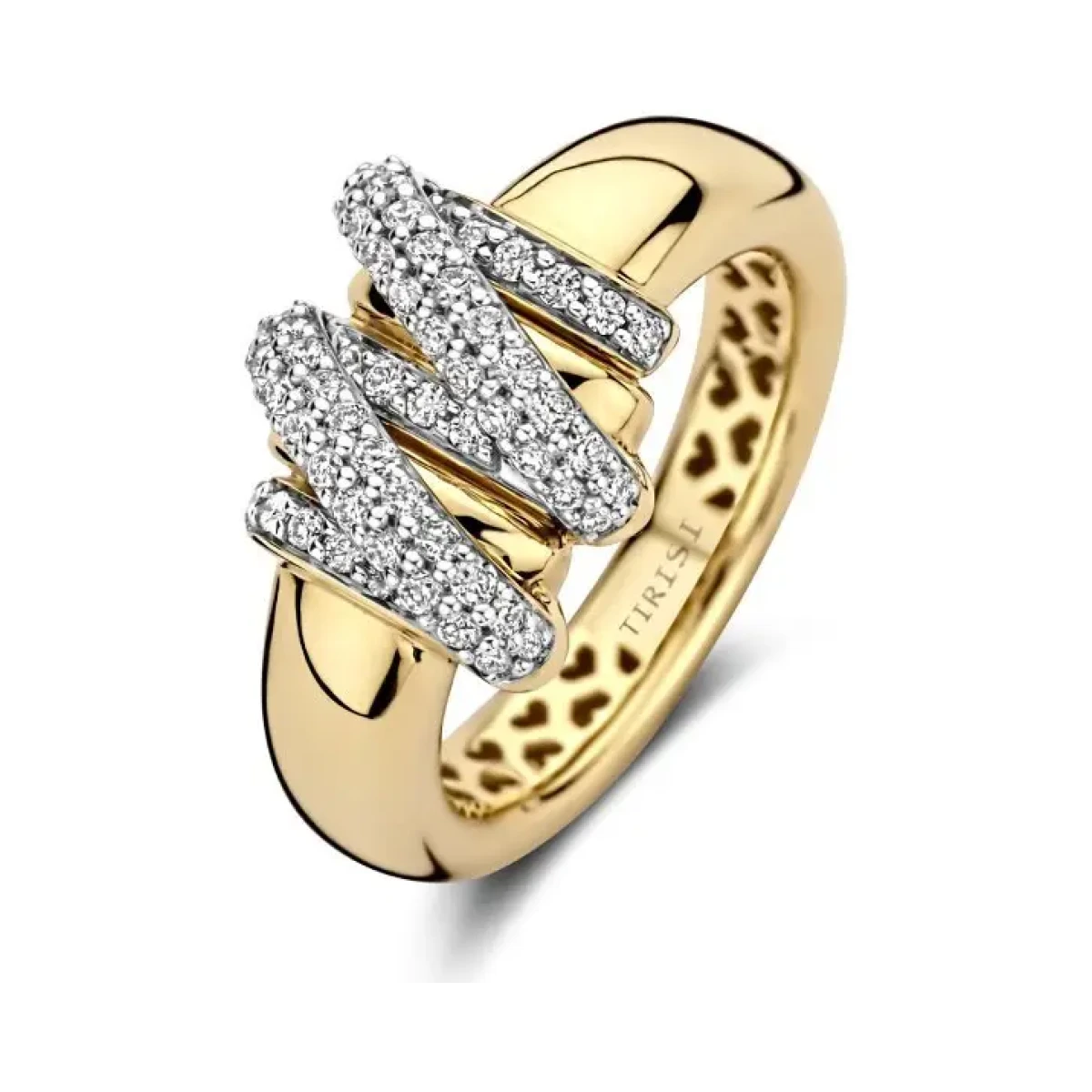 tr1232d-2t Tirisi Jewelry Amsterdam Due Ring